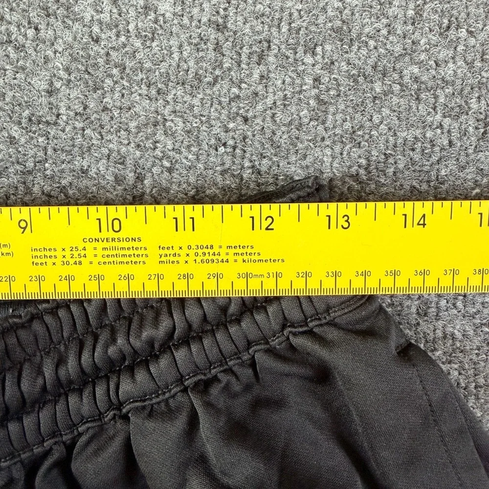 Nike Dri Fit Sweatpants Boys Medium‎ Black Swoosh Gym Basketball Tapered Leg